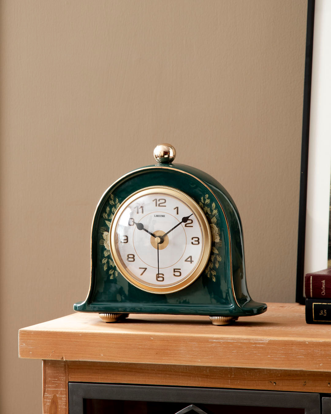 Aqua Serenity Deer Table Clock - Set Of 3